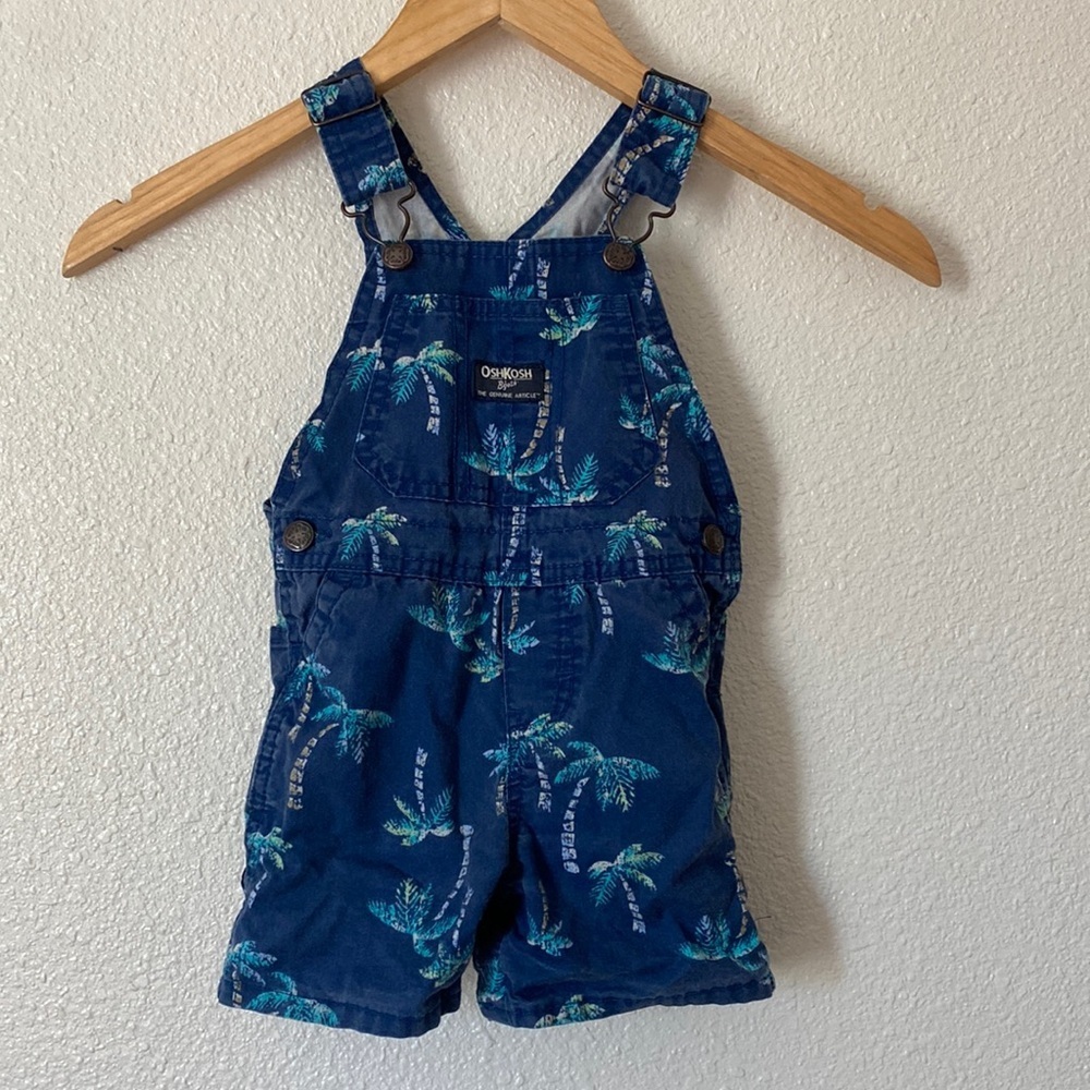 Osh kosh B’GOSH vestbak overalls 18m